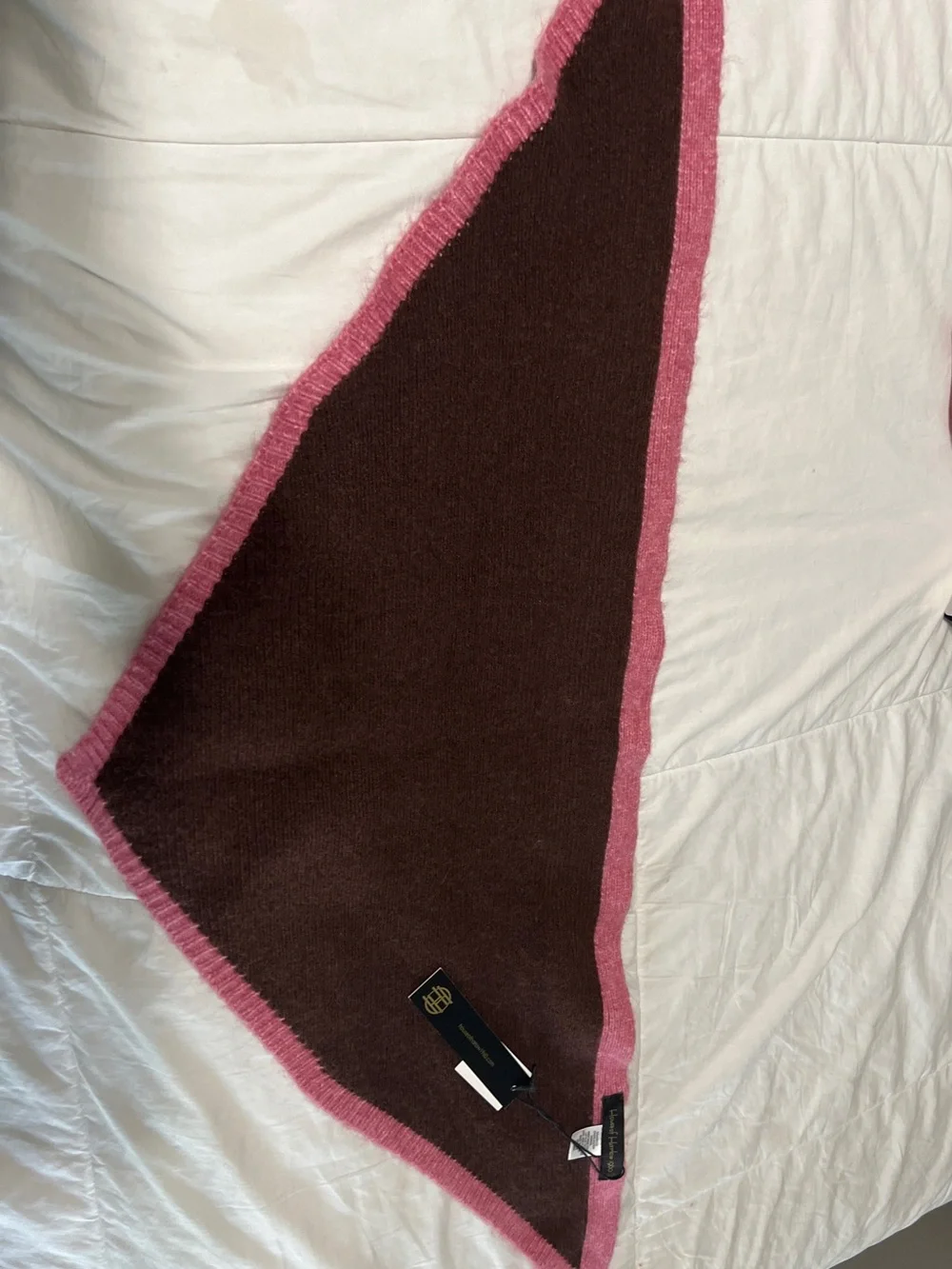 House of Harlow 1960 Brown and Pink Knit Headband